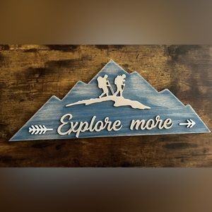 “Explore More” Wall Décor